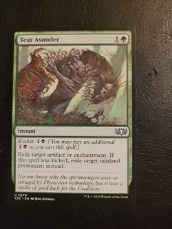 Tear Asunder 273 U Magic Green Uncommon TDC MTG NM/LP - Image 1
