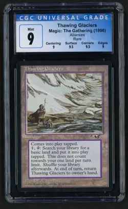 ***CGC 9 Thawing Glaciers** MTG Alliances Magic Kid Icarus - Image 1