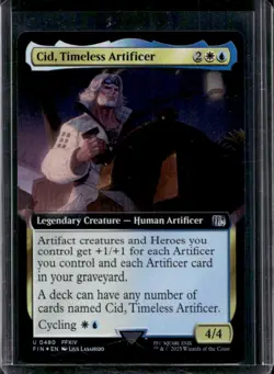2025 Magic MTG Final Fantasy Cid Timeless Artificer EA Foil Uncommon #0480 - Image 1