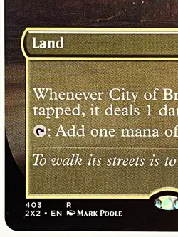 City of Brass Borderless NM Double Masters 2022 403 MTG Regular - Image 5