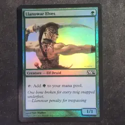 Llanowar Elves - Foil - Magic 2012 / M12 (MTG) - Image 1