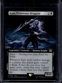 2025 Magic MTG Final Fantasy Kain Traitorous Dragoon EA Rare #0449 - Image 1