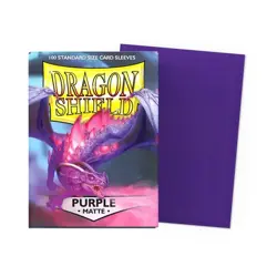 Dragon Shield Matte Purple Sleeves 100ct - Standard Size - MTG Pokemon TCG - Image 1