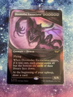 Magic the Gathering MTG DSK Doomsday Excruciator 346 Foil Near Mint - Image 1