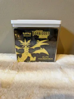Pokemon TCG Forbidden Light ETB, In Case, Small Tears In Plastic See Pics 👀 - Image 1