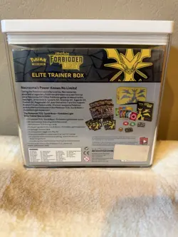 Pokemon TCG Forbidden Light ETB, In Case, Small Tears In Plastic See Pics 👀 - Image 3