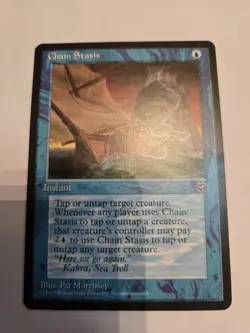 Chain Stasis Homelands Magic The Gathering Card - Image 1