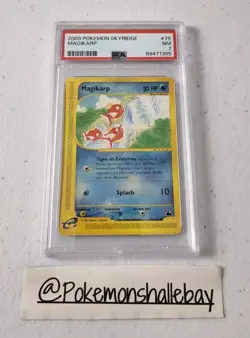 Magikarp 75/144 - Skyridge Set *PSA 7 - NM* Common Pokemon Card - Image 1