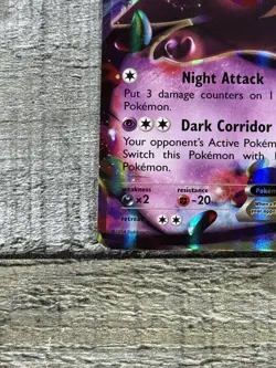 Pokemon TCG Gengar EX Phantom Forces 34/119 Ultra Rare Holo Card - Image 4