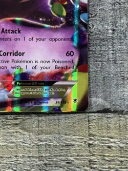 Pokemon TCG Gengar EX Phantom Forces 34/119 Ultra Rare Holo Card - Image 5