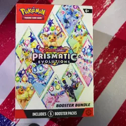 Pokemon Scarlet & Violet Prismatic Evolutions Booster Bundle 6 Packs New Sealed - Image 3