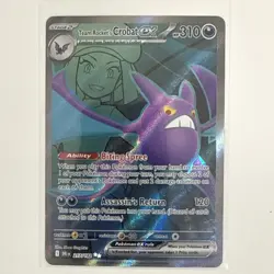Team Rocket's Crobat ex 217/182 Full Art - Pokemon Destined Rivals NM - Image 2