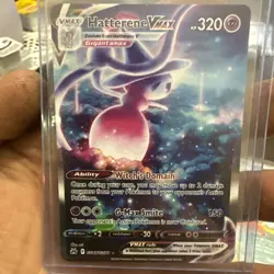 Hatterene Vmax GG47/GG70 Crown Zenith Galarian Gallery Full Art Pokemon TCG NM - Image 1