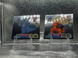 Pokemon Amada Japan 2004 Hyper Nidoqueen Torkoal Metallic Holo Sticker 460 481 - Image 2