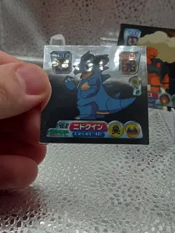 Pokemon Amada Japan 2004 Hyper Nidoqueen Torkoal Metallic Holo Sticker 460 481 - Image 3