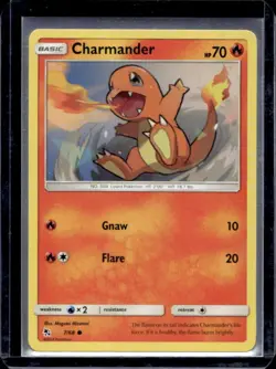 2019 Pokemon SM Hidden Fates Charmander #7/68 - Image 1