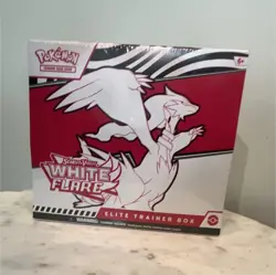 Pokemon Scarlet & Violet White Flare Elite Trainer Box Reshiram Keldeo 2024 - Image 1