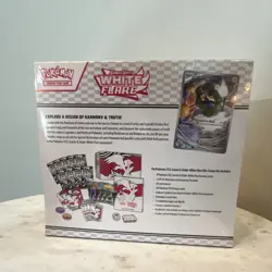 Pokemon Scarlet & Violet White Flare Elite Trainer Box Reshiram Keldeo 2024 - Image 2