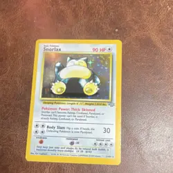 Pokemon TCG 1999 Jungle Snorlax 11/64 Holo Rare 90 HP Basic English - Image 1
