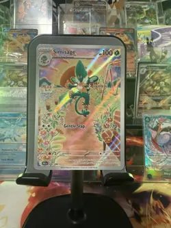Pokemon Simisage Sv: Black Bolt 090/086 Illustration Rare Holo 100 HP English - Image 1