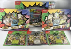 Lot of Pokemon Ascended Heroes Deluxe Pin Collections Poster And 2 Pack Blisters - Image 1