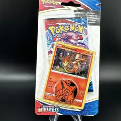 Pokemon Battle Styles 2-Pack Blisters Arrokuda Swirl Promo + Charmander Lot - Image 5