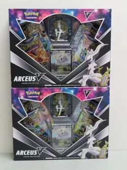 (2) Lot 2022 Pokemon Arceus V Figure Collection Factory Sealed Box - Image 1