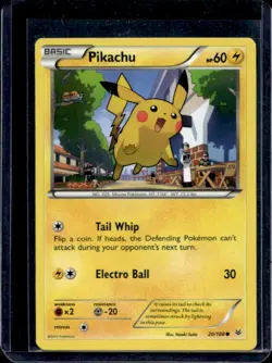 2015 Pokemon XY Roaring Skies Pikachu #20/108 - Image 1
