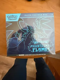 Pokemon TCG Phantasmal Flames Mega Evolutions Elite Trainer Box Sealed!! - Image 1