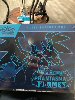Pokemon TCG Mega Evolution Phantasmal Flames Elite Trainer Box Factory Sealed 1 - Image 2