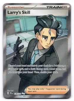 Larry's Skill NM 139/131 Prismatic Evolutions Pokemon TCG Holo - Image 1