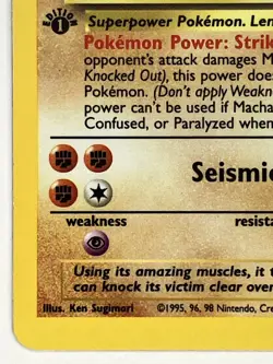 Machamp MP 8/102 Unlimited Base Set Pokemon TCG Holo Rare - Image 5