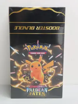 2023 Pokemon Scarlet Violet Paldean Fates Sealed Booster Bundle Display Box - Image 1