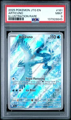 Articuno #161/159 Sv09: Journey Together - Illustration Rare PSA 9 Mint - Image 1
