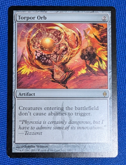 Torpor Orb, New Phyrexia, Magic the Gathering, MTG - Image 1