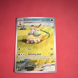 Pokemon TCG Grotle SV05 Temporal Forces 164/162 Illustration Rare Holo 120 HP - Image 1