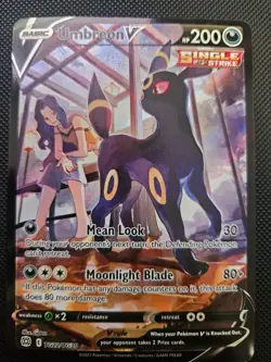 Umbreon V TG22/TG30 Brilliant Stars Trainer Gallery Full Art Ultra Rare Pokemon - Image 1