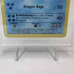 1999 Pokemon Base Set Gyarados #6 Shadowless Holo PSA 8 Near Mint-Mint - Image 4