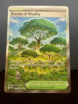 Pokemon TCG Forest of Vitality POR 109/088 Full Art Trainer Foil English - Image 1