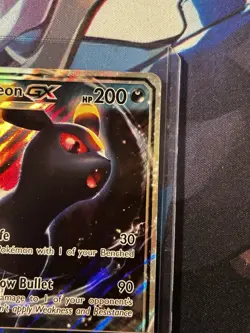 2017 Umbreon GX Black Star Promo SM36 LP Pokemon UR Sun & Moon Ultra Rare - Image 4