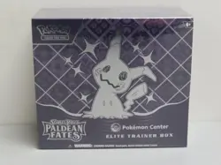 2023 Pokemon Paldean Fates Pokemon Center Factory Sealed ETB Elite Trainer Box - Image 1