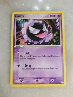 Gastly 52/92 Common English Pokemon EX Legend Maker TCG Pack Fresh - Image 1