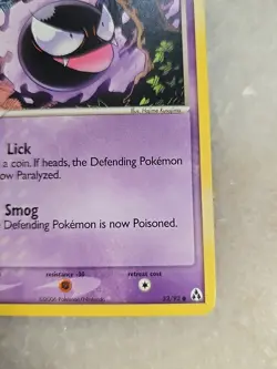Gastly 52/92 Common English Pokemon EX Legend Maker TCG Pack Fresh - Image 4