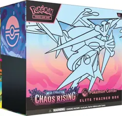 Chaos Rising Pokemon Center ETB Elite Trainer Box TCG **PRESALE CONFIRMED** - Image 1
