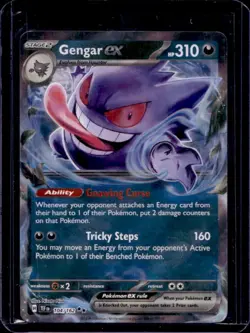 2024 Pokemon Temporal Forces Gengar ex #104/162 - Image 1