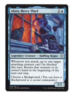 MTG-Alora, Merry Thief-Battle for Baldur's Gate-55-Near Mint-NonFoil - Image 1