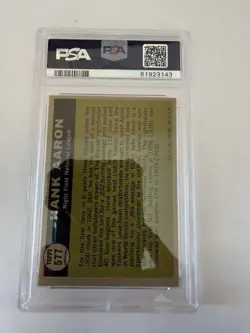 1961 Topps - Hank Aaron #577 PSA 6 EX-MT Atlanta Braves HOF - Image 2