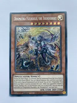 DOOD-EN026 Dogmatika Fleurdelis, the Thunderbolt :Secret Rare 1st Edition YuGiOh - Image 1