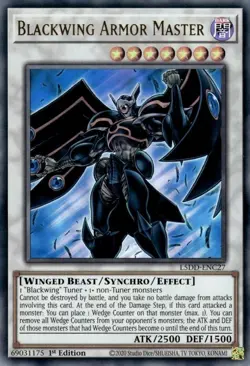 x3 Blackwing Armor Master - L5DD-ENC27 - Ultra Rare - 1st Edition Yu-Gi-Oh! M/NM - Image 1