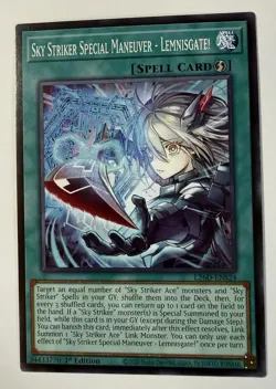 1x Sky Striker Special Maneuver - Lemnisgate! Common L26D-ENS24 Yugioh Modern De - Image 1